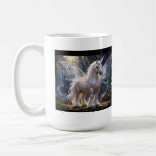 Feenzauber-Flügel-Zugpferd 15 oz Tasse