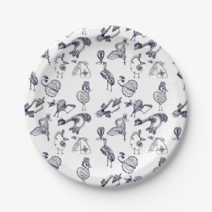 Feenzaubervögel Kaffeetasse Pappteller