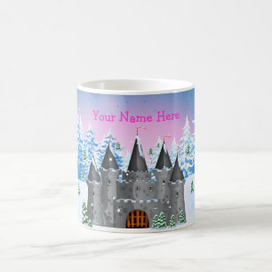 FeeSchwanz Schloss Winter Kaffeetasse