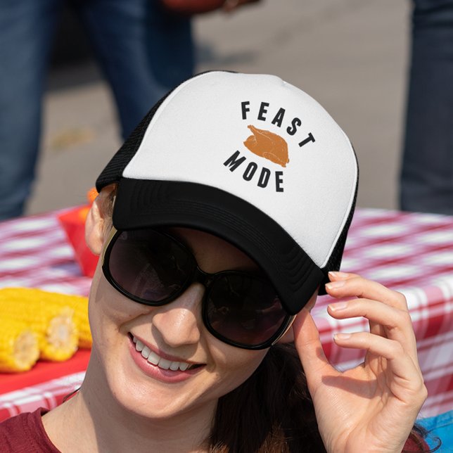 Feestmodus | Funny Erntedank Türkei Truckerkappe (Von Creator hochgeladen)