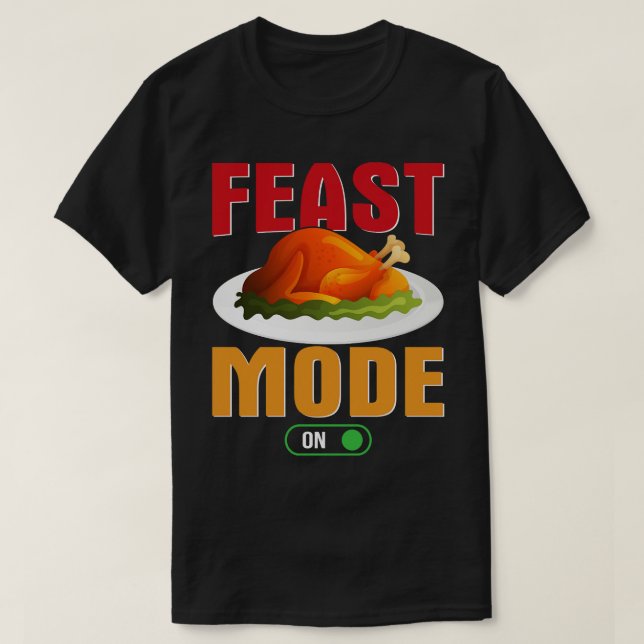 Feestmodus T-Shirt (Design vorne)