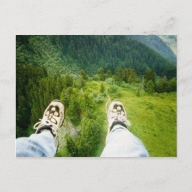 Feet First Postkarte (Vorderseite)