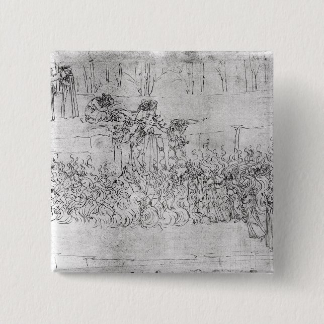 Fegefeuer, "von der göttlichen Komödie" durch Button (Vorderseite)