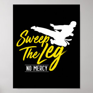 Feger Das Bein Karate Kampfsport Poster