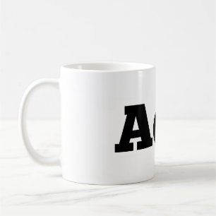 Fehlen Wachs-/"AoW" Logo Kaffee-Tasse Tasse