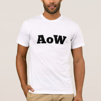 Fehlen Wachs-/"AoW" Logo T - Shirt