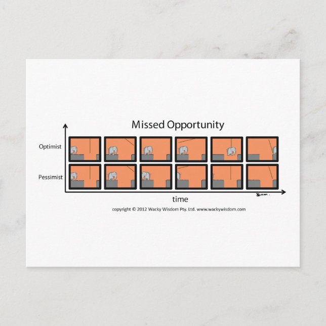 Fehlende Elefantenstreifen Postkarte (Vorderseite)