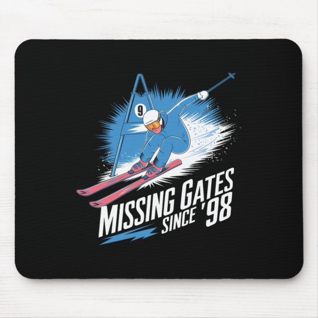 Fehlende Tore seit 98 Alpinski  Mousepad (Vorne)