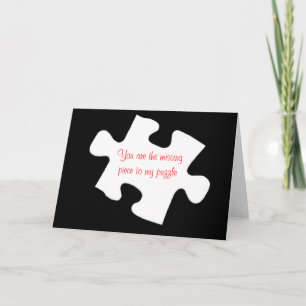 Fehlendes Teil Puzzle Karte