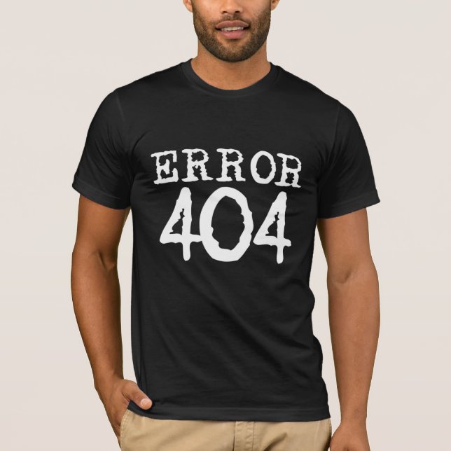 Fehler404 T-Shirt (Vorderseite)