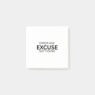 Fehler 404: Entschuldigung Nicht Gefunden Minimali Post-it Klebezettel