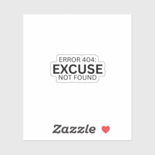 Fehler 404 Entschuldigung Nicht Gefunden Minimalis Aufkleber