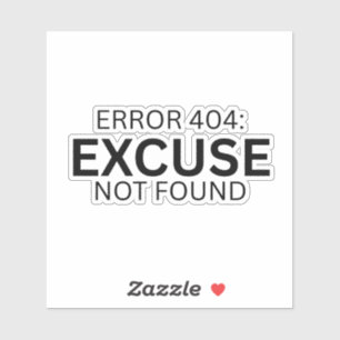 Fehler 404 Entschuldigung Nicht Gefunden Minimalis Aufkleber