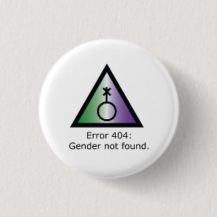 Fehler 404 Genderqueer Button