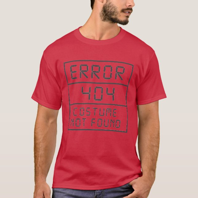 FEHLER 404 KOSTEN NICHT GEFUNDEN T-Shirt (Vorderseite)