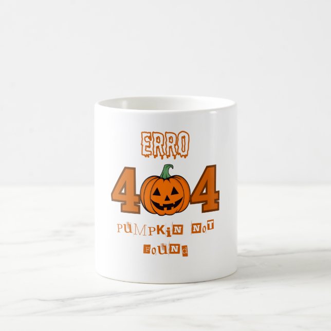 Fehler 404 Kostüm wurde zu keinem sonnigen Hallowe Kaffeetasse (Mittel)