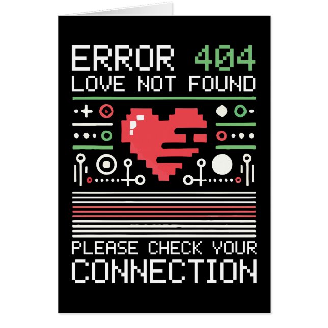 Fehler 404 Liebe nicht gefunden, Funny Anti-Valent (Vorne)