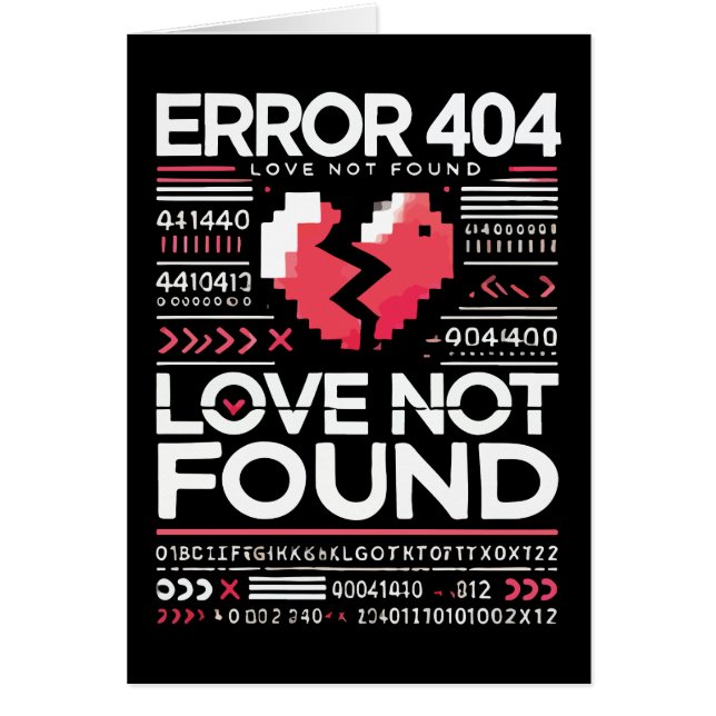 Fehler 404 Liebe nicht gefunden, Funny Anti-Valent (Vorne)