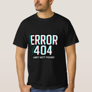 FEHLER 404: Limit not found Glitch Tech T-Shirt