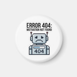Fehler 404 Motivation nicht gefunden Magnet
