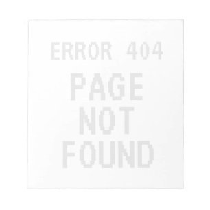 Fehler 404 Seite Nicht Gefunden Meme-Wasserzeichen Notizblock