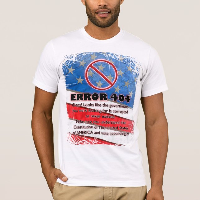 FEHLER 404 T-Shirt (Vorderseite)