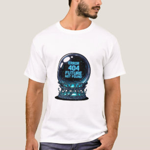 Fehler 404 Zukunft nicht gefunden – Futuristische T-Shirt