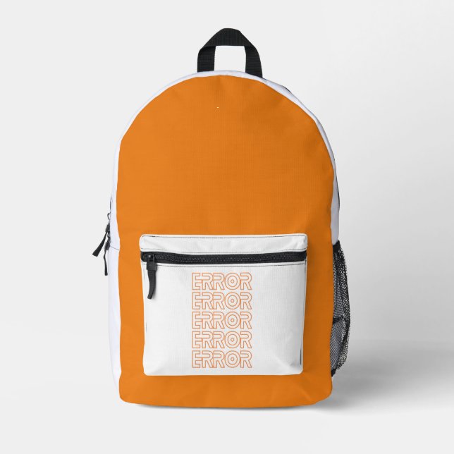 Fehler Bedruckter Rucksack (Vorderseite)