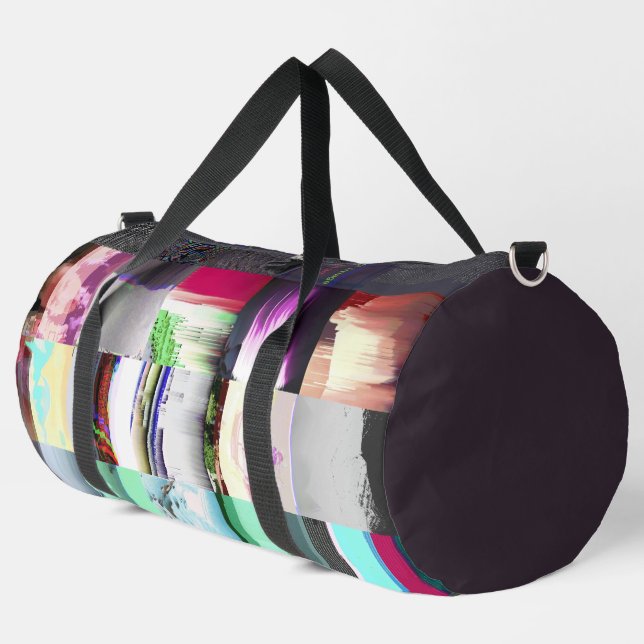 Fehler beim Laden der Dark Glitch Art Abstract Gri Duffle Bag (Linke Ecke)