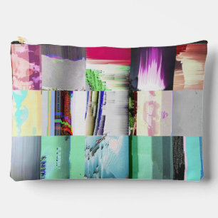 Fehler beim Laden der Dark Glitch Art Abstract Gri Zubehörtasche
