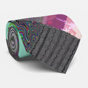 Fehler beim Laden der dunklen Glitch-Art Abstract  Krawatte