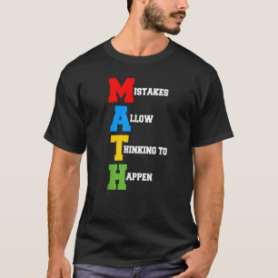 Fehler erlauben es zu denken, Math T-Shirt