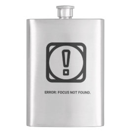FEHLER: FOKUS NICHT GEFUNDEN Flask | Lustige Remot Flachmann