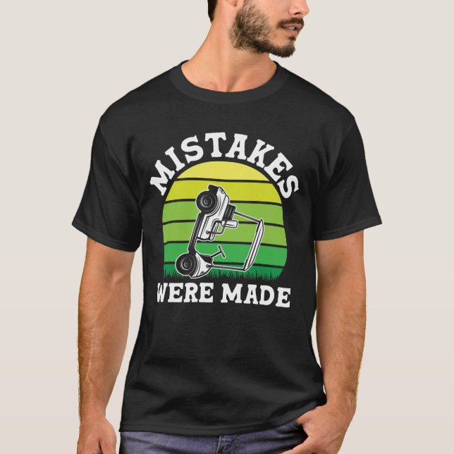 Fehler gemacht - Funny Golf Cart T-Shirt (Vorderseite)