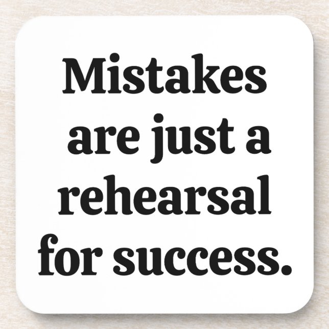 Fehler harter Kunststoff-Untersetzer Getränkeuntersetzer (Vorderseite)