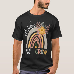Fehler helfen uns, Motivierend Zitate aus Regenbog T-Shirt