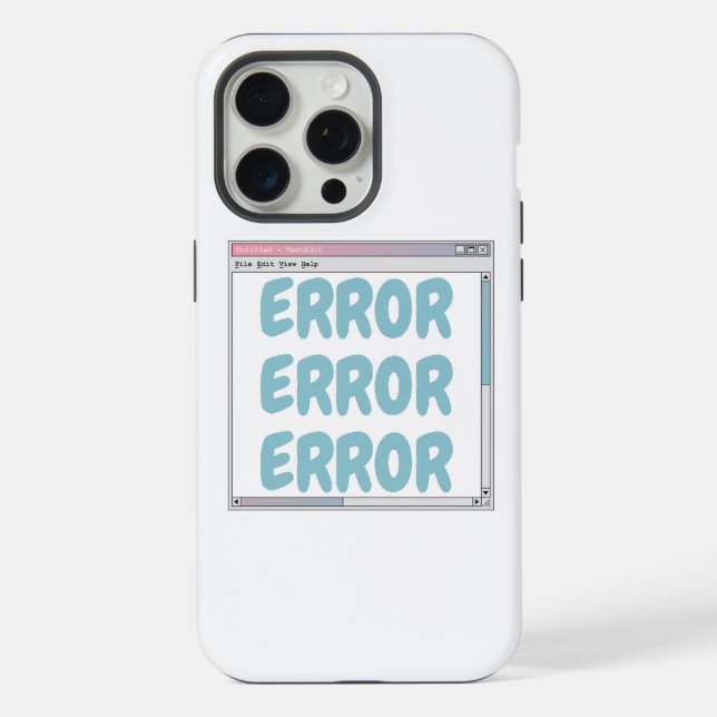 Fehler iPhone Hülle (Rückseite)