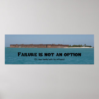 Fehler ist keine Option Poster