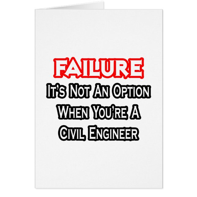 Fehler...Keine Option...Ziviler Ingenieur (Vorne)