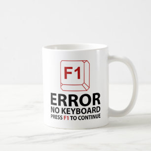 Fehler Keine Tastatur Drücken Sie F1, um fortzufah Kaffeetasse