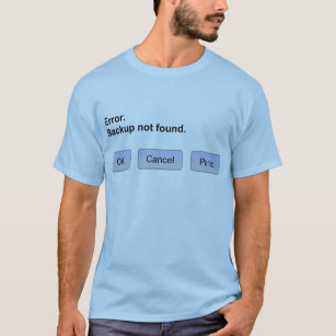 Fehler. Unterstützung nicht gefunden. T-Shirt