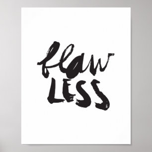 Fehler weniger Print Poster
