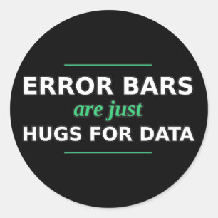 Fehlerbalken sind nur Umarmungen für Data Sticker