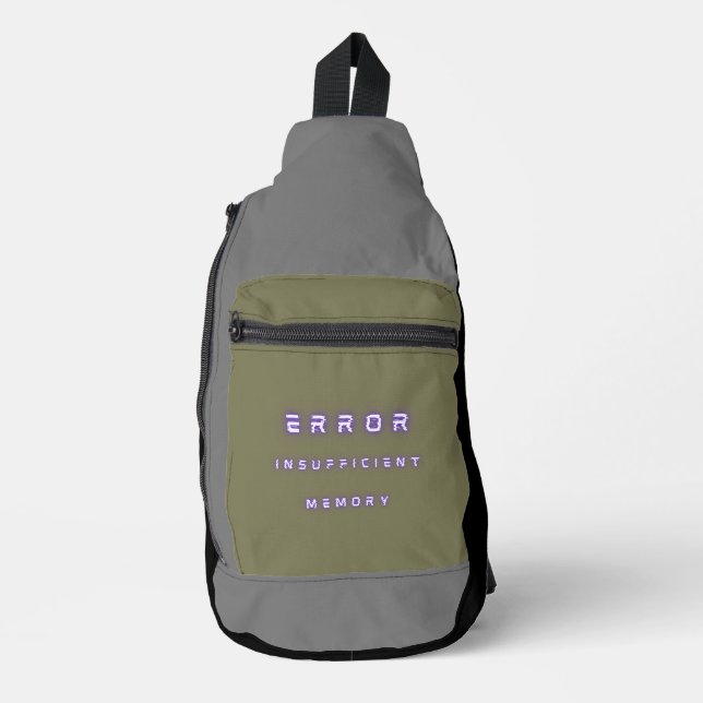 Fehlerstrom Crossbody Bag (Vorderseite)