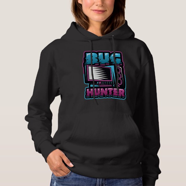 Fehlersucher Progammer Coding Debugger Hoodie (Vorderseite)