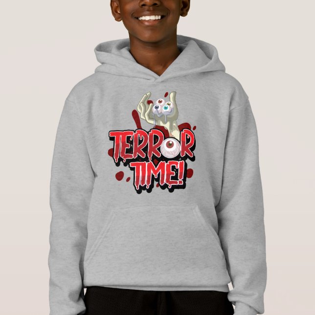 Fehlerzeit Zombie Hand mit Augen Hoodie (Vorderseite)