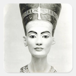 Fehlschlag der Königin Nefertiti Quadratischer Aufkleber