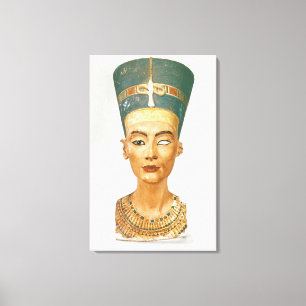 Fehlschlag der Königin Nefertiti, Vorderansicht, Leinwanddruck