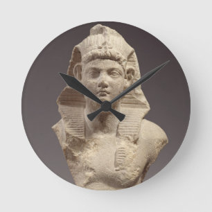 Fehlschlag eines römischen Kaisers als Pharao Runde Wanduhr