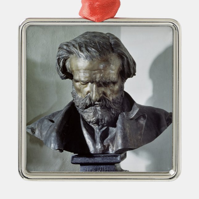 Fehlschlag von Giuseppe Verdi Silbernes Ornament (Vorne)